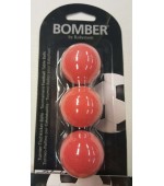 Žogice za ročni nogomet Bomber rdeče 27.2gr 35.1mm, 3 kosi