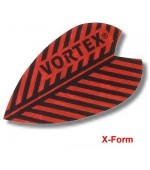 Peresa za pikado puščice VORTEX X-form Red