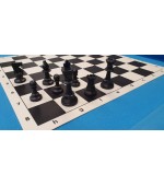 Silikonska šahovnica Črno Bela polja velikosti 57mm