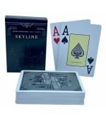 Poker karte SkyLine 100% plastic, jumbo index, modre