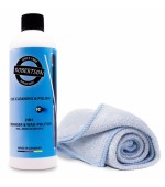 Čistilno in polirno sredstvo 2v1 za ost biljard palice z brisačko iz mikrofibre