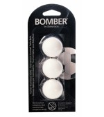 Žogice za ročni nogomet Bomber bele 27.2gr 35.1mm, 3 kosi