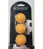 Žogice za ročni nogomet Bomber oranžne 27.2gr 35.1mm, 3 kosi