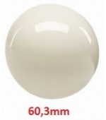Bela biljard krogla Aramith - 60,3mm
