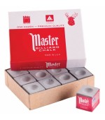 Biljard kreda Master Siva, 12 kosov