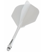 Peresa za pikado puščice Winmau Fusion White Short